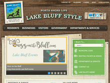 Tablet Screenshot of lakebluff.org